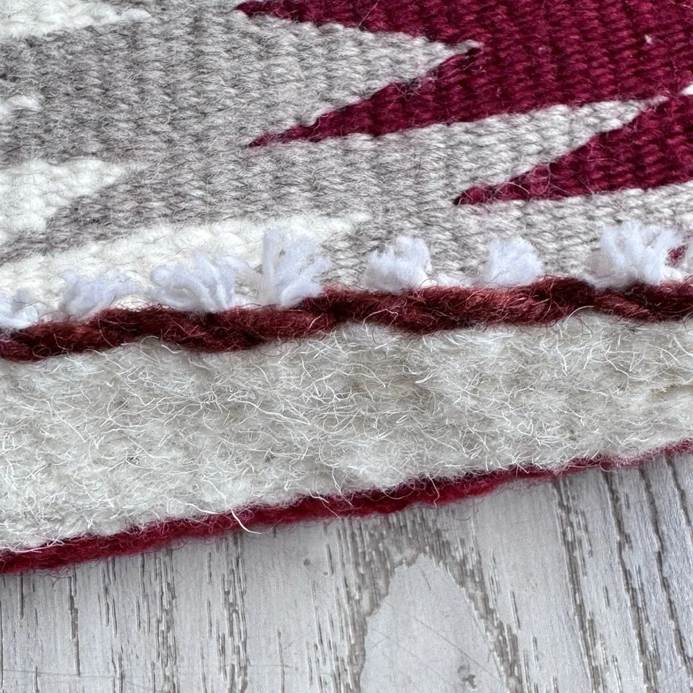 VTG Navajo Eye Dazzler Hand Woven Tapestry Gallup Throw 36